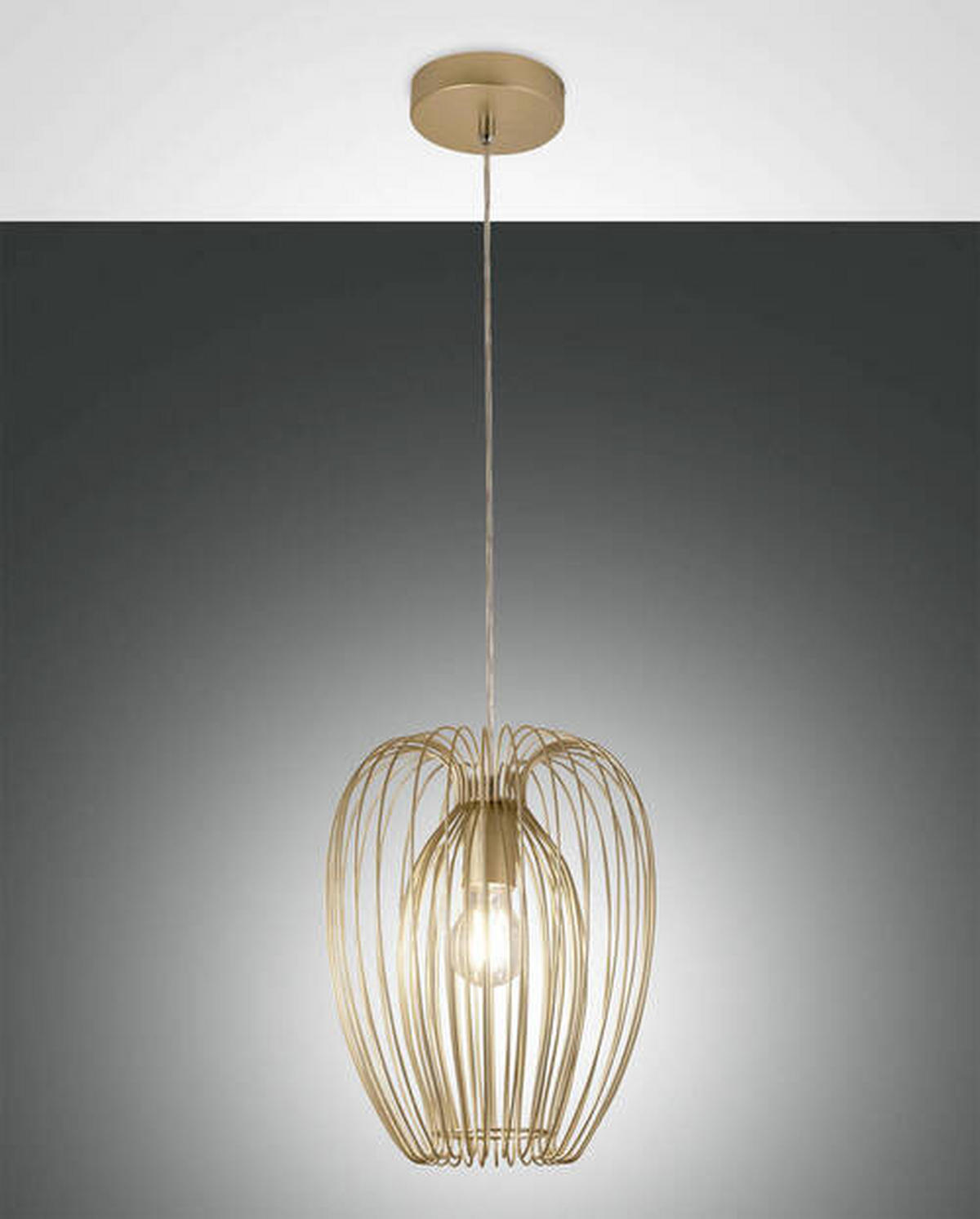 PENDELLEUCHTE 25/200 cm   - Design, Metall (25/200cm) - Fabas Luce