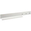 WANDREGAL Milan Grau  - Anthrazit/Grau, Basics, Holzwerkstoff/Metall (136/14/20cm) - Jimmylee