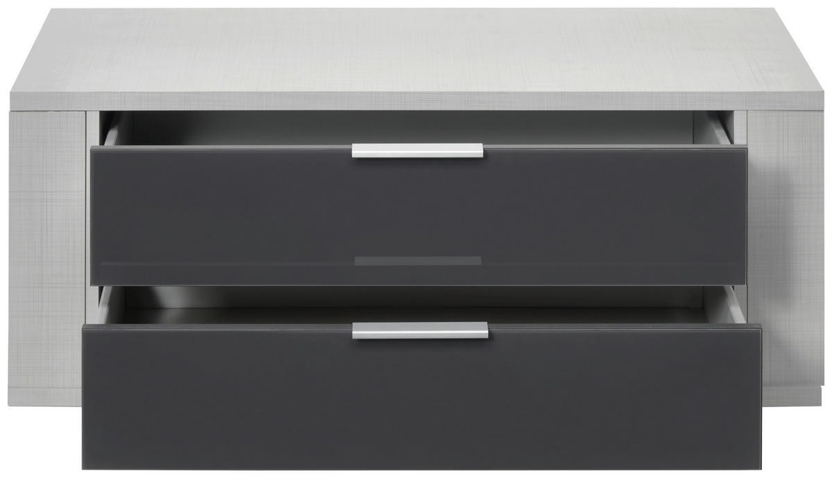 SCHUBKASTENEINSATZ 96/35/50 cm   - Grau, Modern, Glas/Holzwerkstoff (96/35/50cm) - MID.YOU