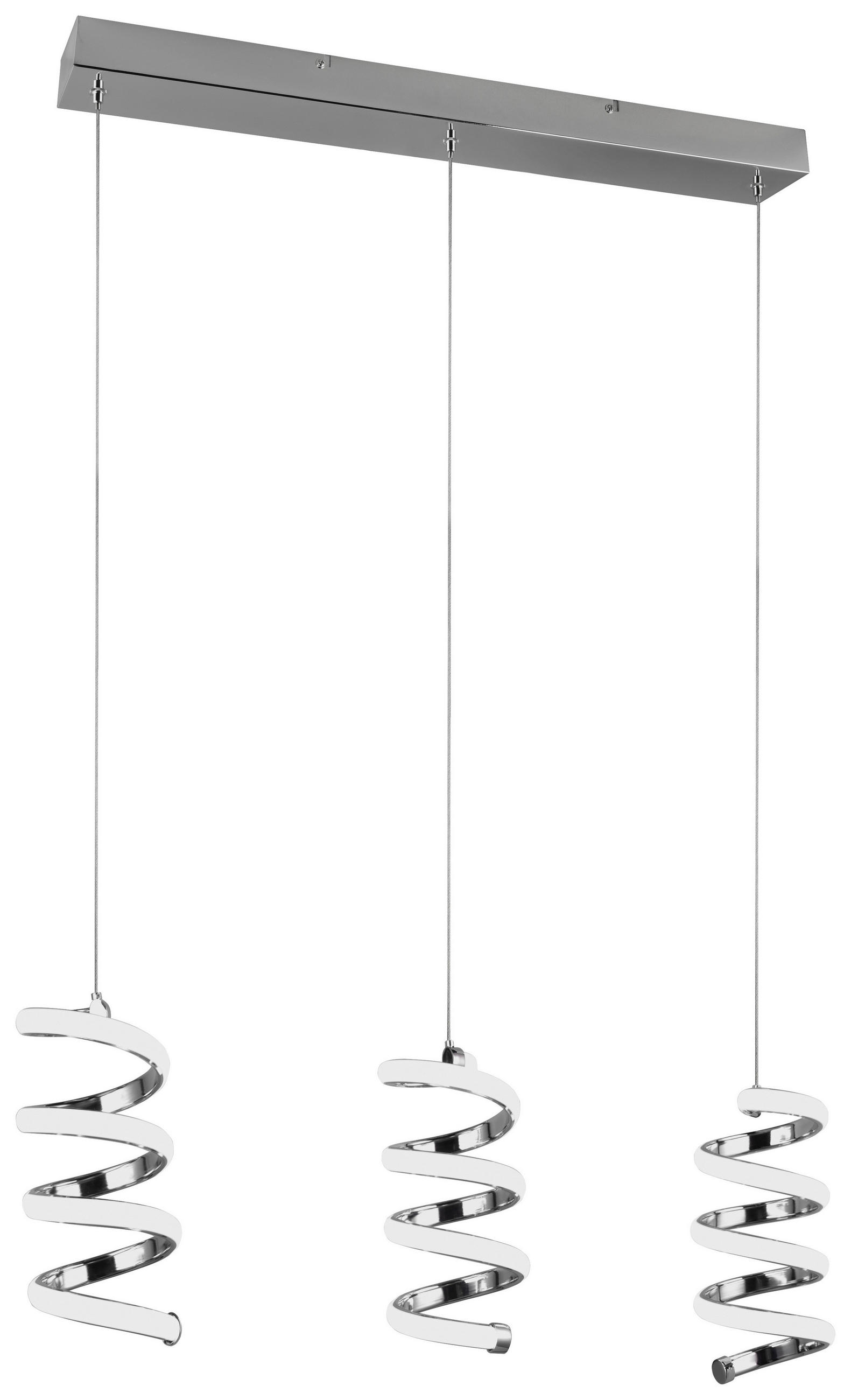 LED FÜGGŐLÁMPA  - króm, Basics, fém (70/150cm)