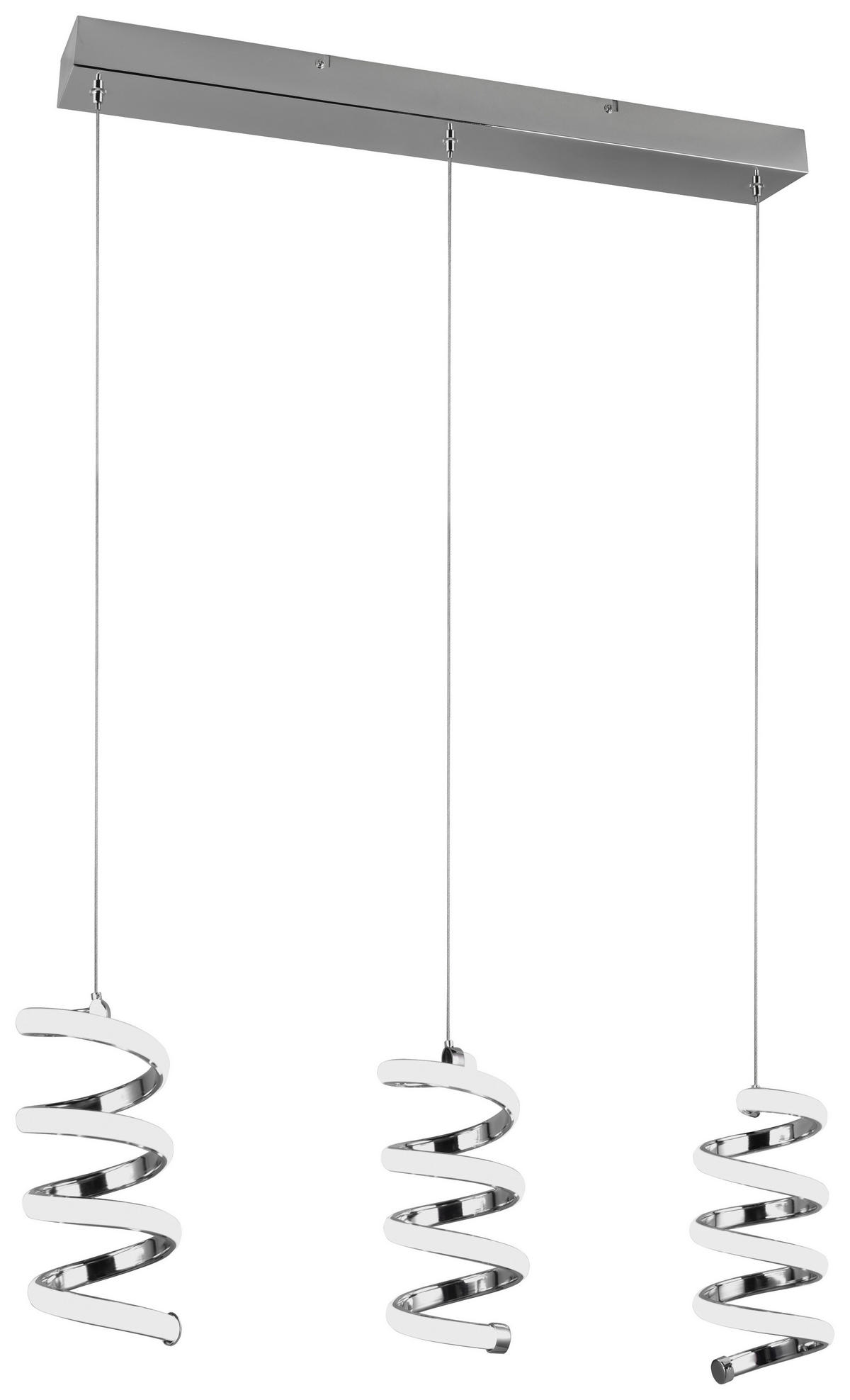 LED FÜGGŐLÁMPA  - króm, Basics, fém (70/150cm)