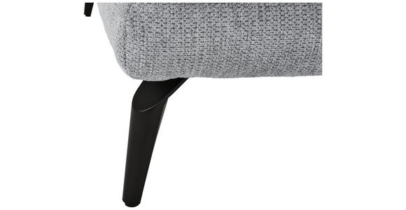 ECKSOFA in Flachgewebe Dunkelgrau  - Dunkelgrau/Schwarz, KONVENTIONELL, Textil/Metall (294/176cm) - Carryhome