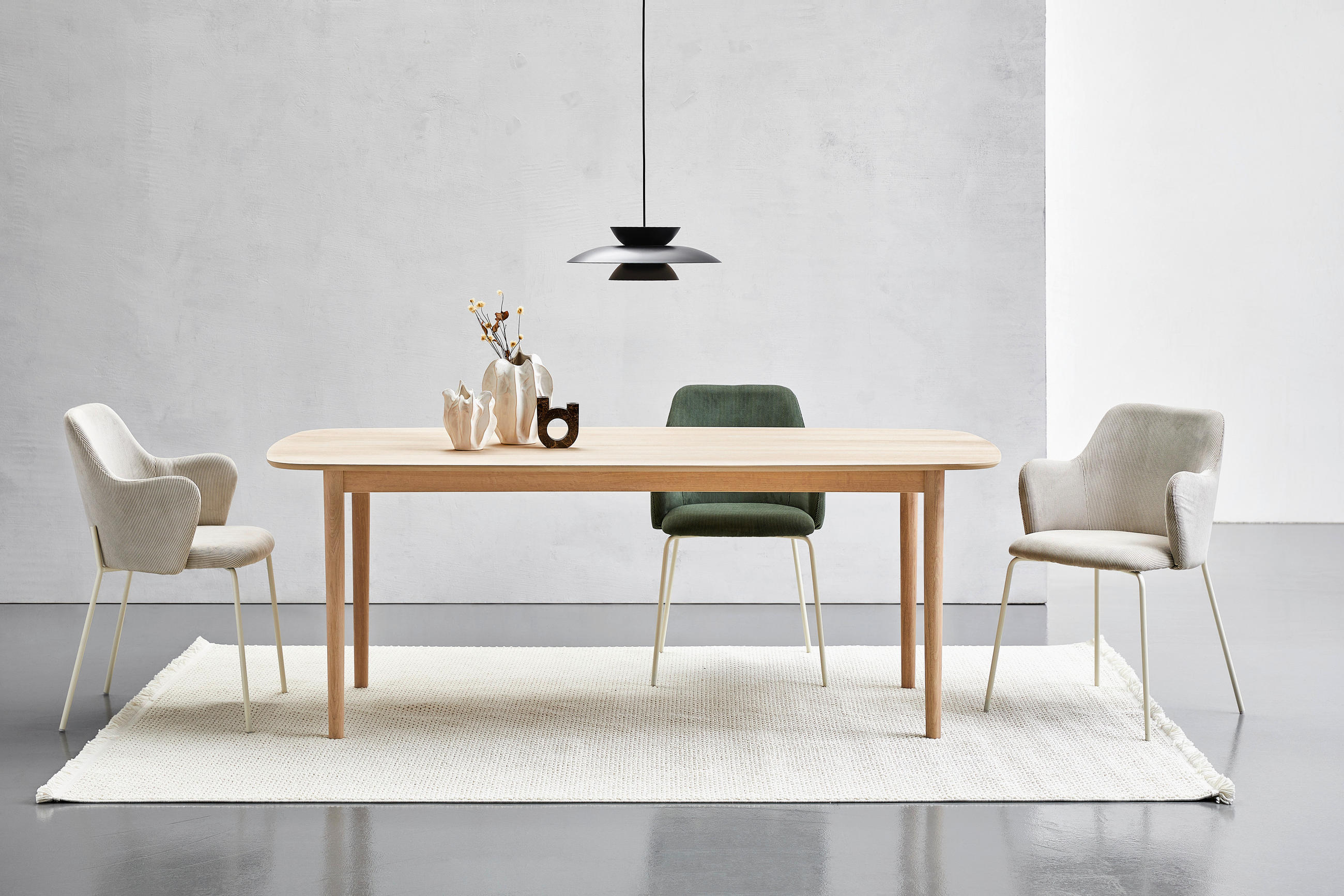 ESSTISCH in Holz  - Eichefarben, Modern, Holz (210/75/100cm) - MID.YOU