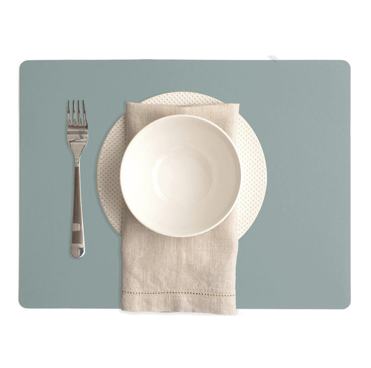 TISCHSET Leder Mintgrün  - Mintgrün, Basics, Leder (40/30/0.2cm)