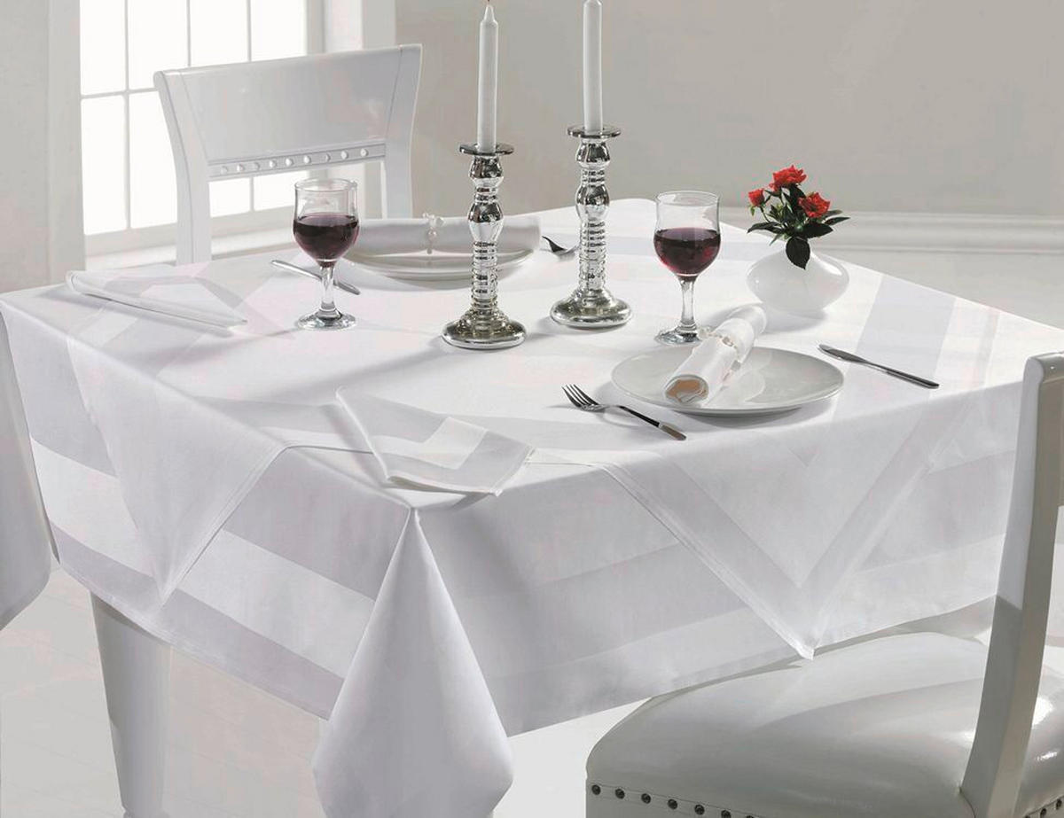 STOLNJAK 140/180 cm   DAMAST  - bijela, Konvencionalno (140/180cm) - Esposa