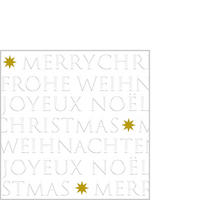 SERVIETTE  17,5/17,5 cm   - Multicolor, Trend, Papier (17,5/17,5cm) - PPD