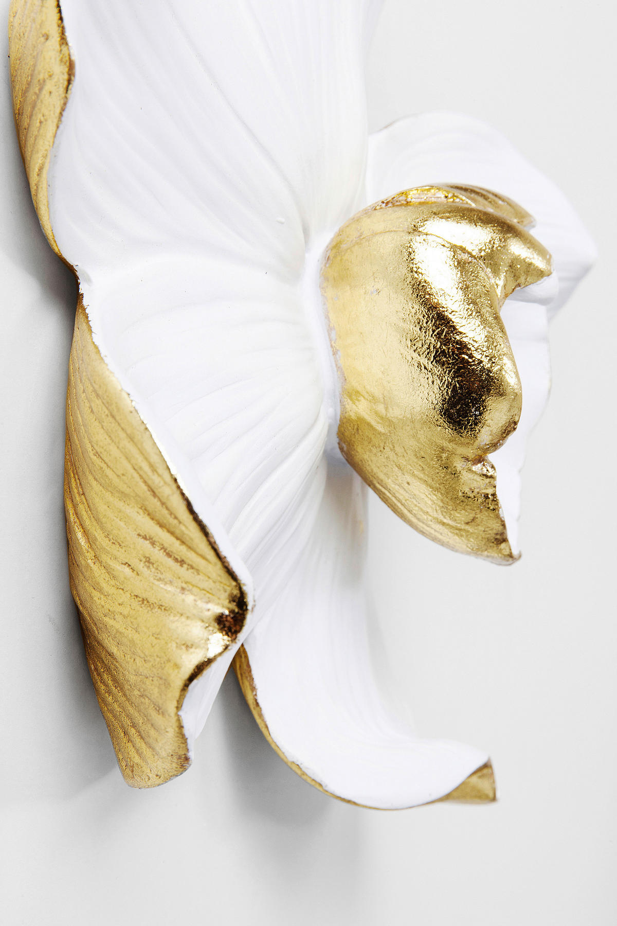WANDDEKO Kunststoff  - Goldfarben/Weiß, Design, Kunststoff (23,8/24,5/6,7cm) - Kare-Design