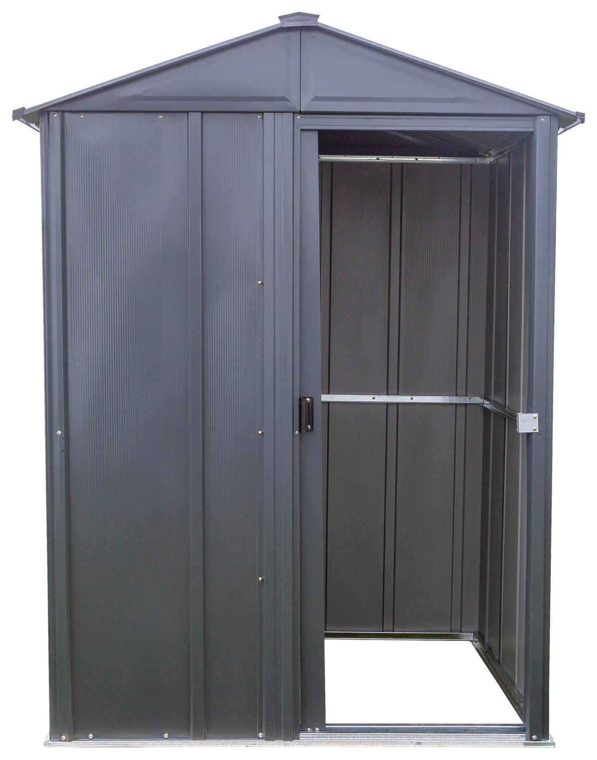 GERÄTEHAUS 151/198/122 cm  - Grau, Basics, Metall (151/198/122cm) - Ambia Garden