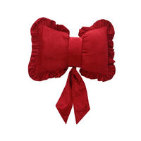 Pernă Decorativă  - roșu, Basics, textil (50/30/10cm)
