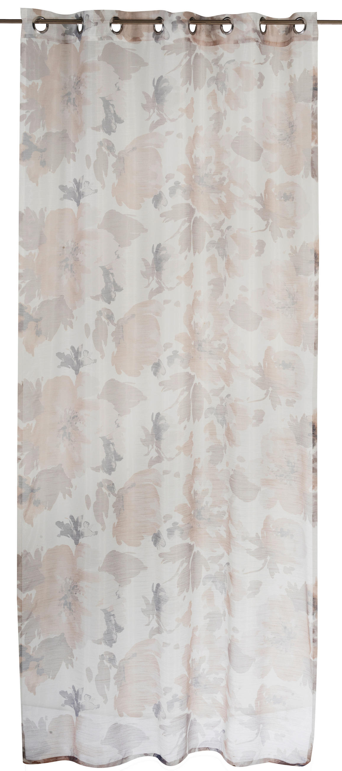 ÖSENSCHAL transparent 140/255 cm   - Beige, Basics, Textil (140/255cm)