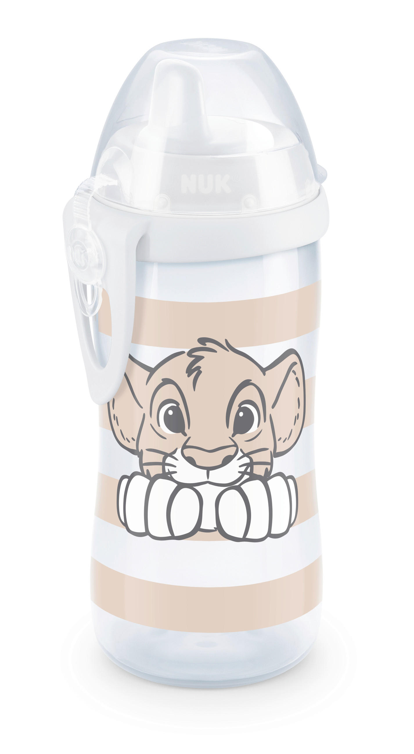 BABYFLASCHE Disney Classic - Transparent/Beige, Basics, Kunststoff (6,6/6,6/23,5cm) - NUK