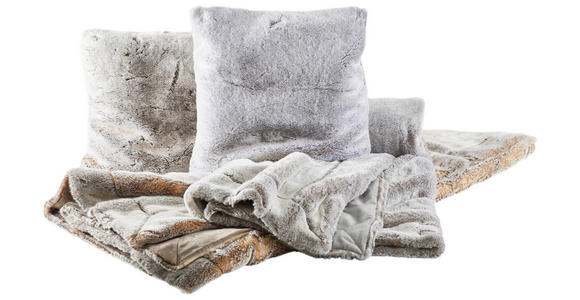 FELLDECKE BÄR 150/200 cm  - Beige, Design, Textil (150/200cm) - Novel