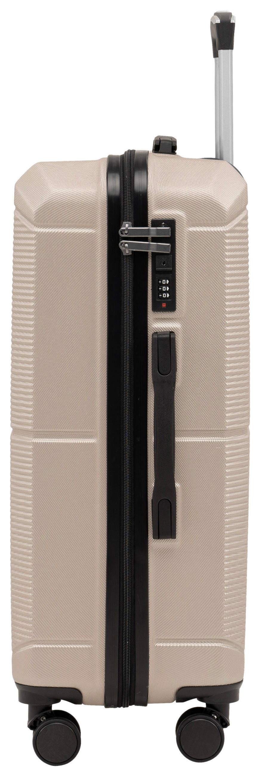 REISEKOFFERSET Beige 3-teilig  - Beige, Design, Kunststoff (48,5/76/30cm) - Novel