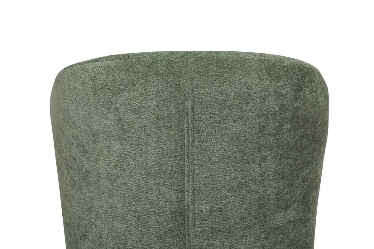 SESSEL in Webstoff Grün  - Walnussfarben/Grün, Design, Holz/Textil (66/78/69cm) - MID.YOU