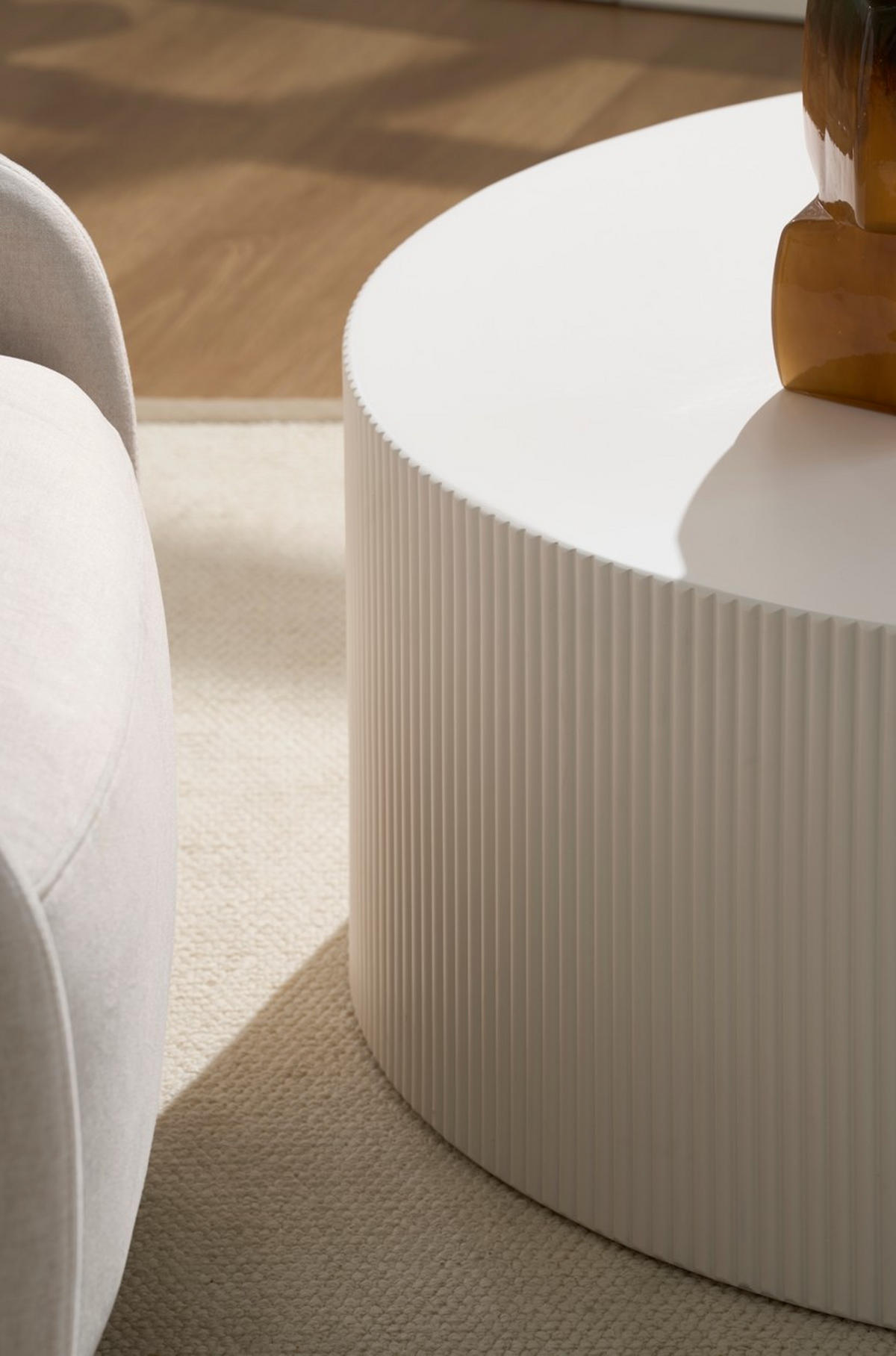 COUCHTISCH 80/80/35 cm rund Schwarz  - Schwarz, Design, Holzwerkstoff (80/80/35cm) - MID.YOU