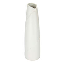 VASE  - Weiß, Basics, Keramik (11,5/36/11,5cm)
