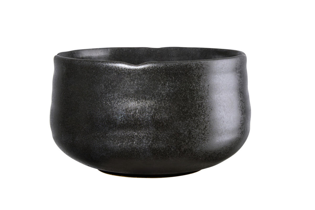 SCHALE Moribana   - Schwarz, MODERN, Keramik (16,5/9,5cm) - ASA