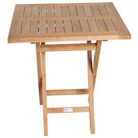 ZÁHRADNÝ STÔL, drevo, 70/70/75 cm - farba tíku, Natur, drevo (70/70/75cm) - Ambia Garden