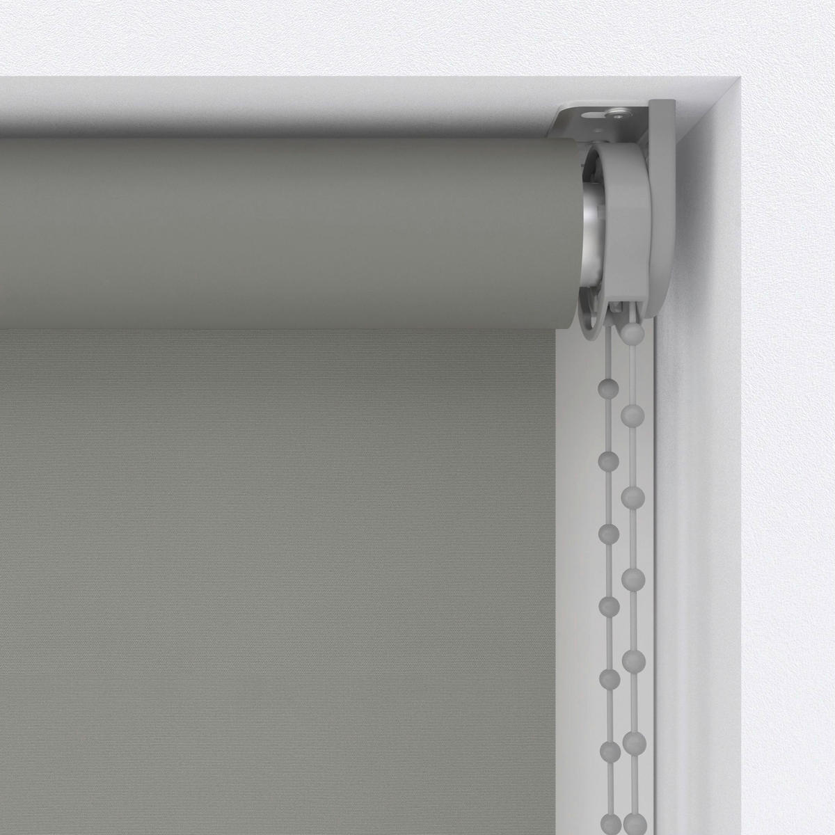 VERDUNKELUNGSROLLO  - Dunkelgrau, Basics, Textil (100/190cm)