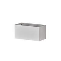 LED-WANDLEUCHTE Wallo 20/10/10 cm   - Silberfarben, Design, Metall (20/10/10cm) - Fischer & Honsel