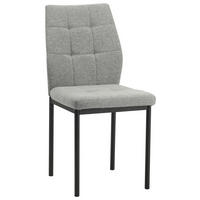 ŽIDLE, šedá - šedá/černá, Moderní, kov/textil (44/90/56cm) - Carryhome