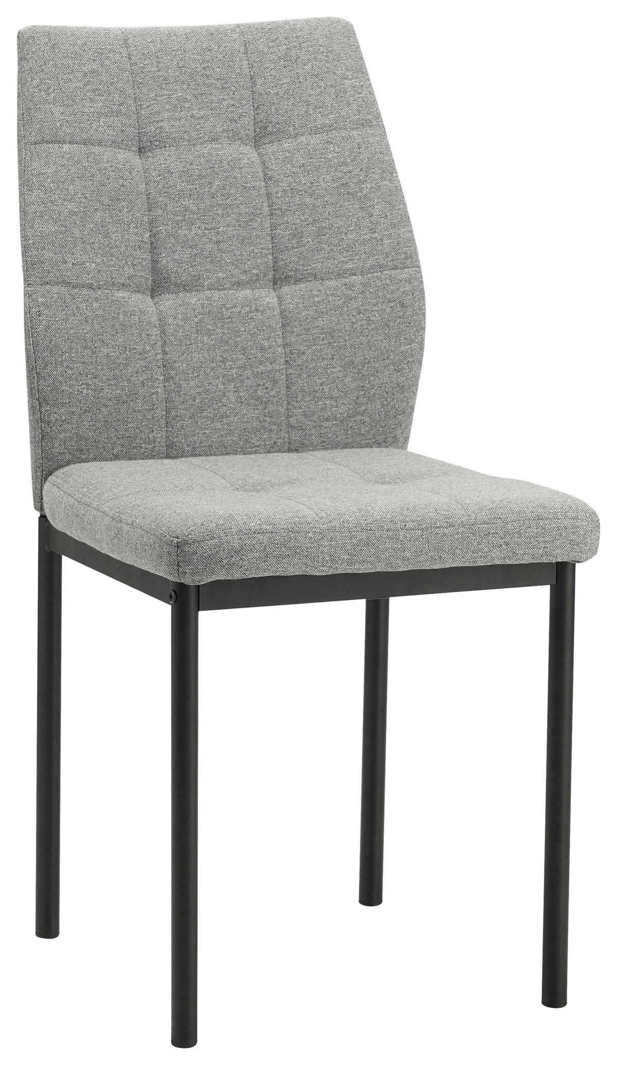ŽIDLE, šedá - šedá/černá, Moderní, kov/textil (44/90/56cm) - Carryhome