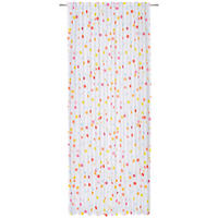 HOTOVÝ ZÁVES, priehľadné, 140/245 cm - viacfarebná/biela, Design, textil (140/245cm) - Esposa