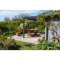 PERGOLA - Anthrazit, Basics, Metall (400/255/300cm) - Gardenson