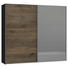 SCHWEBETÜRENSCHRANK 2-türig Eiche furniert Schwarz, Eichefarben - Eichefarben/Silberfarben, Design, Glas/Holz (252,8/220/65cm) - Jutzler SCHWEBETÜRENSCHRANK 2-türig Eiche furniert Schwarz, Eichefarben - Eichefarben/Silberfarben, Design, Glas/Holz (252,8/220/65cm) - Jutzler