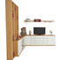 WOHNWAND in Weiß, Eichefarben, Sandfarben - Sandfarben/Edelstahlfarben, Design, Glas/Holz (269,6/250/48,7cm) - Invivus WOHNWAND in Weiß, Eichefarben, Sandfarben - Sandfarben/Edelstahlfarben, Design, Glas/Holz (269,6/250/48,7cm) - Invivus