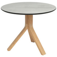GARTENBEISTELLTISCH 60/60/45 cm Holz  - Grau/Teakfarben, Basics, Holz/Holzwerkstoff (60/60/45cm) - Stern