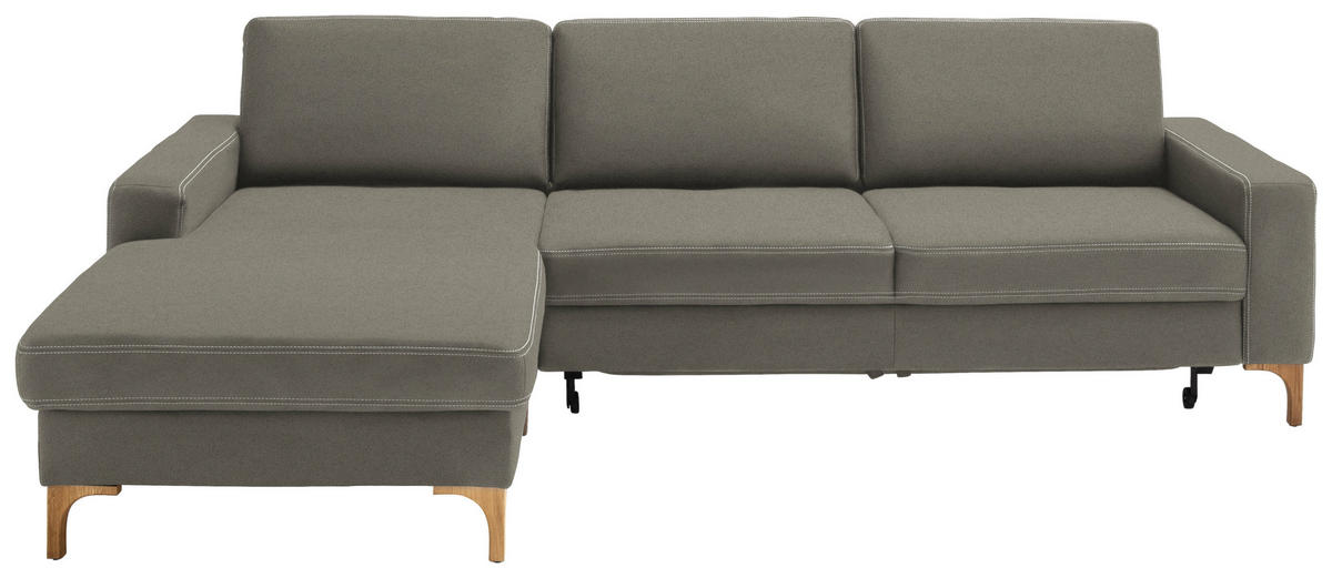 ECKSOFA in Mikrofaser Taupe  - Taupe/Beige, Design, Textil (185/278cm) - Pure Home Lifestyle