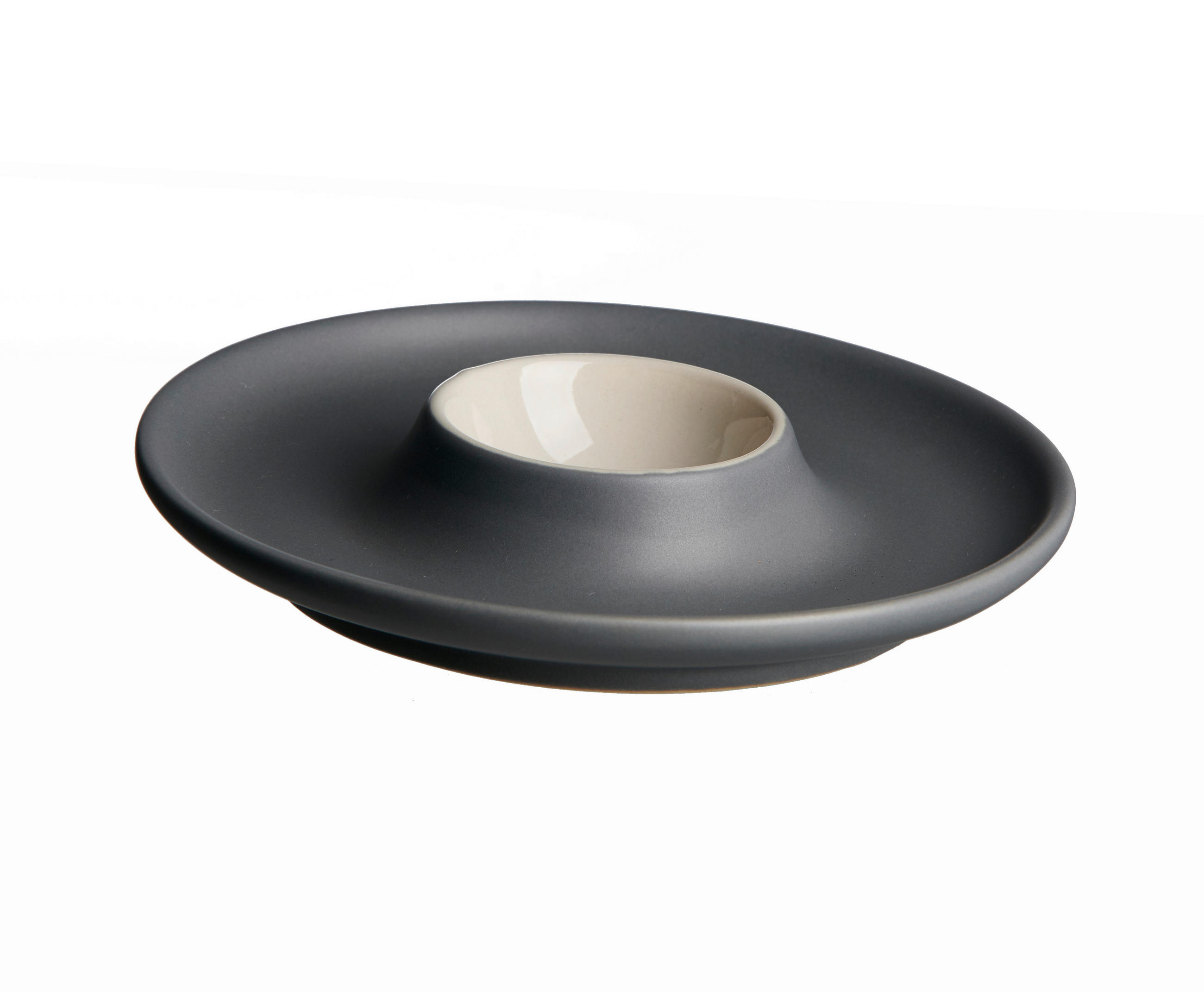 EIERBECHER JASPER Keramik  - Weiß/Grau, Design, Keramik (12/12/3cm) - Ritzenhoff Breker