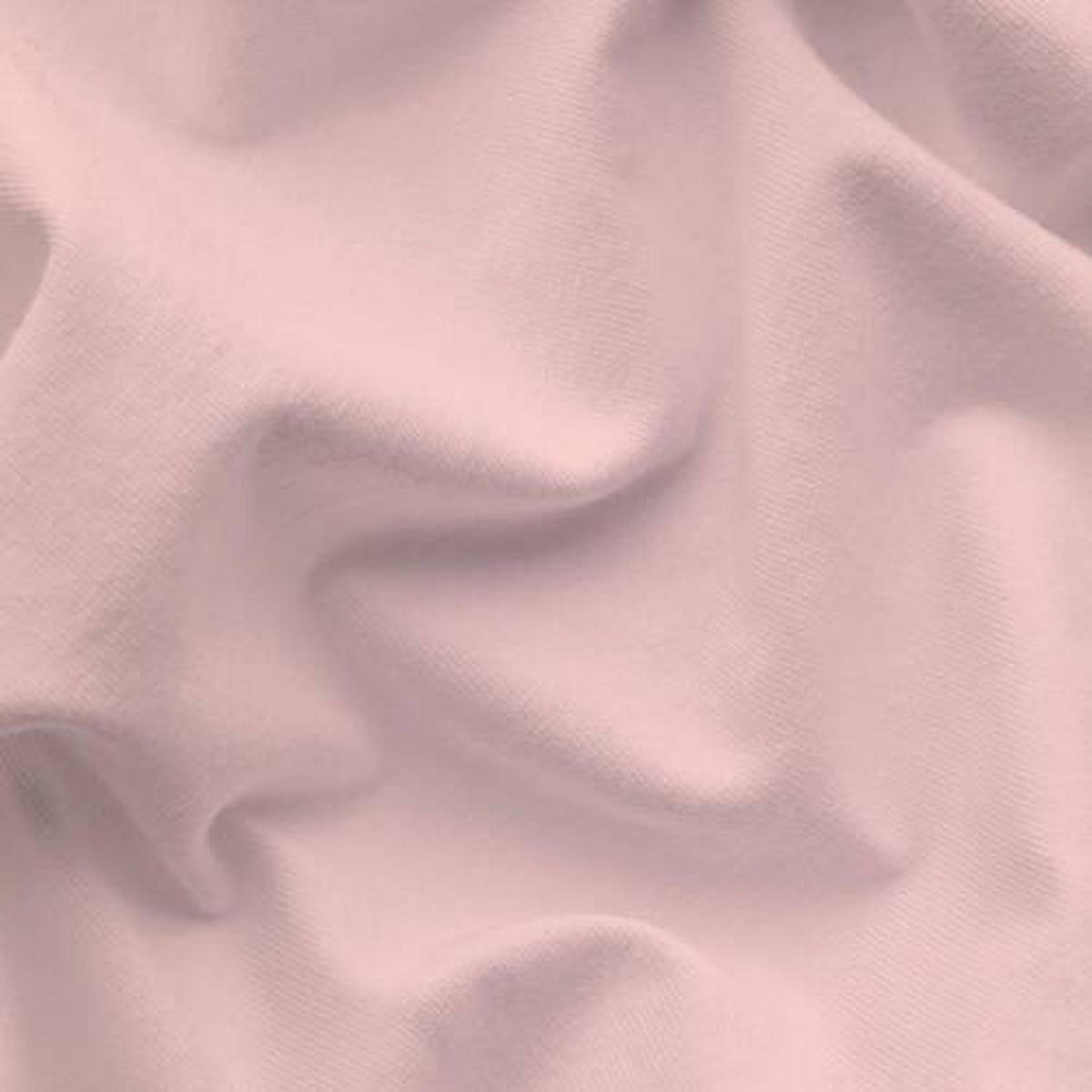 BOXSPRING-SPANNLEINTUCH PURE Jersey  - Hellrosa, Basics, Textil (90-100/190-220cm) - Schlafgut