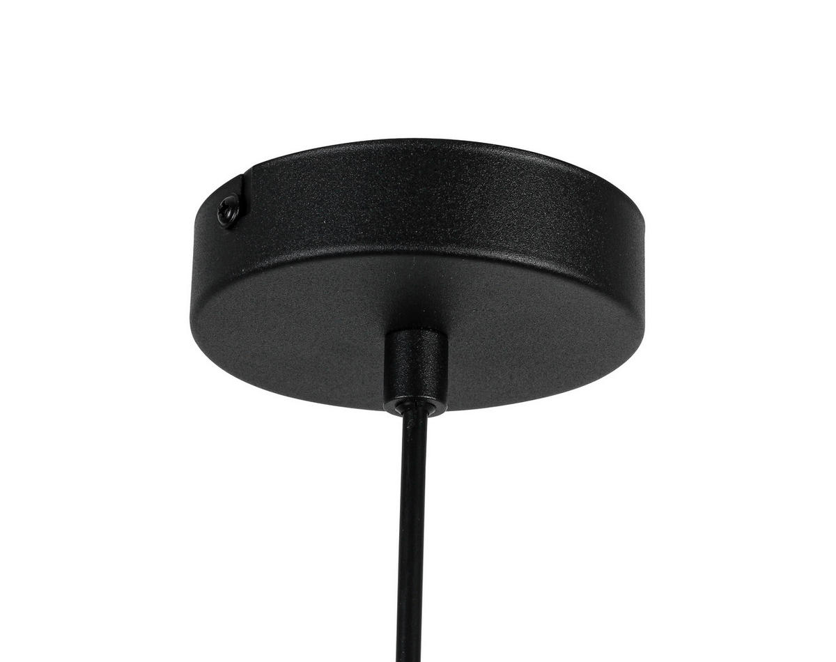 LUSTER  35/150 cm      - boja hroma/crna, Konvencionalno, staklo/metal (35/150cm) - Dieter Knoll