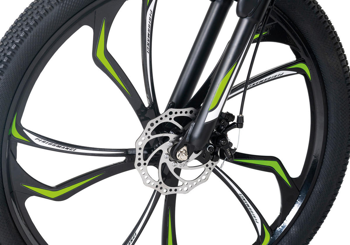 MOUNTAINBIKE 27,5 Zoll  - Schwarz/Grün, Basics, Metall (139/76/21cm) - Atrigo