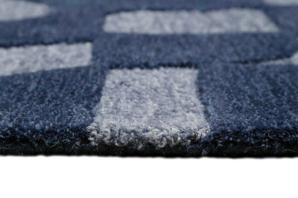 WEBTEPPICH 80/150 cm Ocean State Blaugrau, Graublau  - Graublau/Blaugrau, Design, Textil (80/150cm) - Esprit