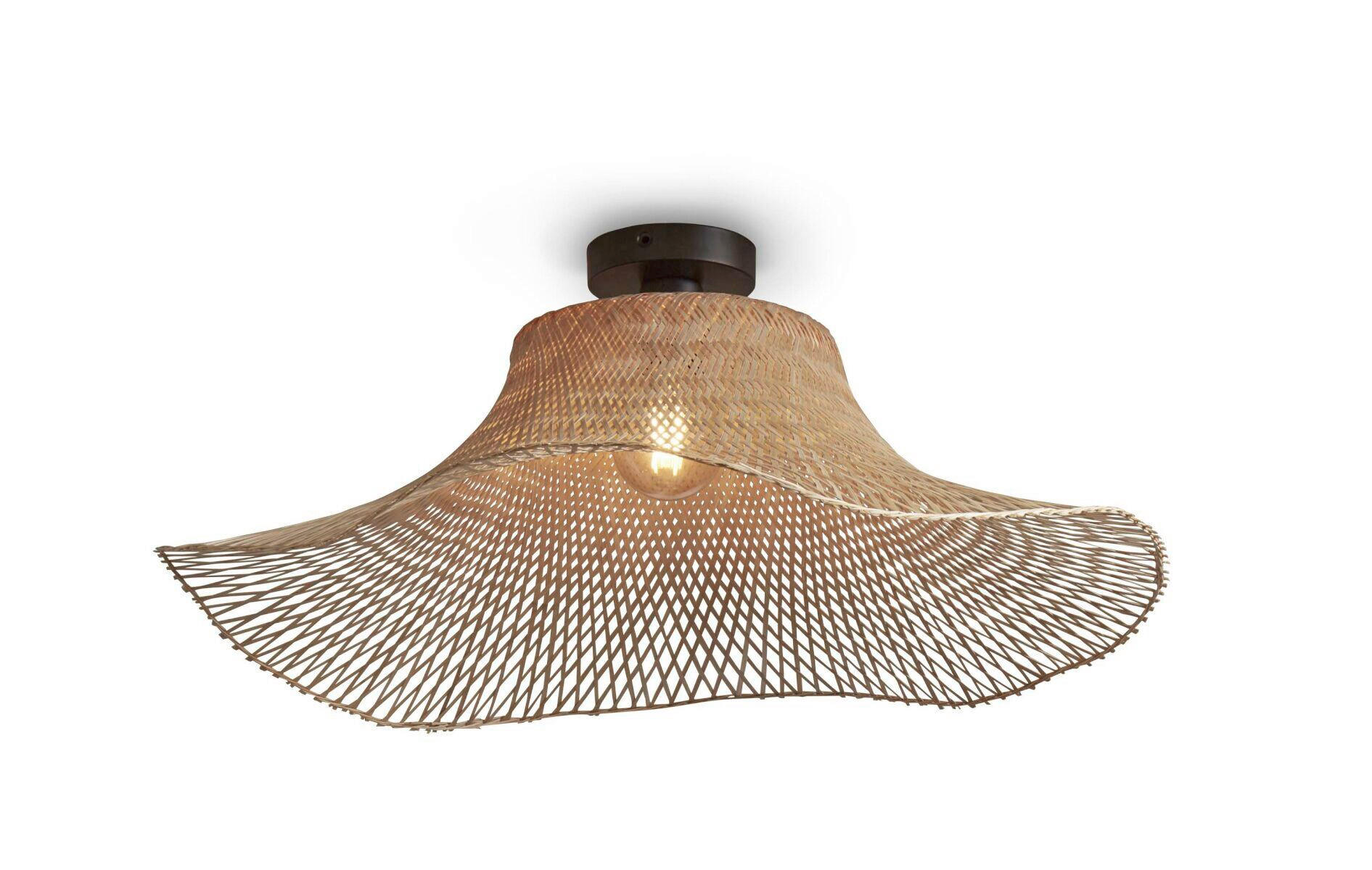 DECKENLEUCHTE    65/65/20 cm  - Naturfarben, Trend (65/65/20cm) - Good & Mojo