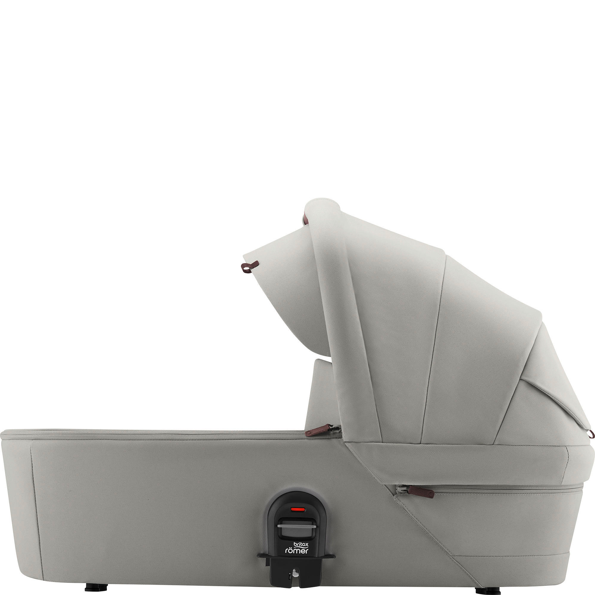 LIEGEWANNE Smile 5Z  - Hellgrau, Basics, Textil/Metall (20/43/85.5cm) - Britax Römer