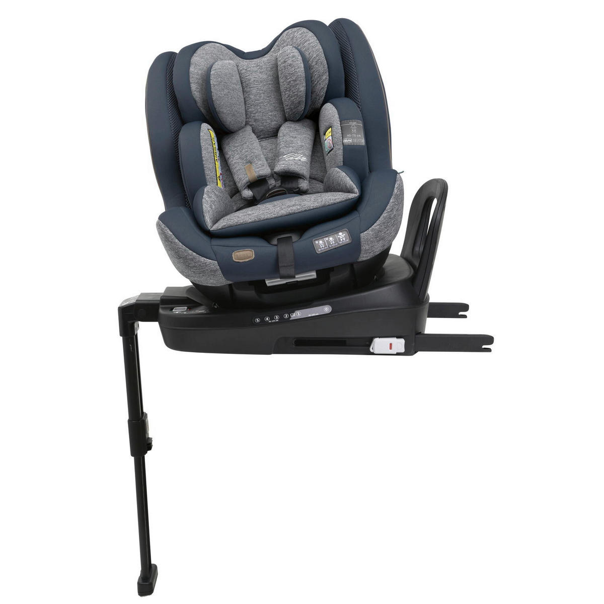 KINDERAUTOSITZ SEAT3FIT AIR   - Graphitfarben, Basics (49/44/61cm) - Chicco