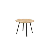 STOL ZA BLAGOVAONICU  boje hrasta  drvo      - boje hrasta/crna, Moderno, drvo/metal (110/110/75cm) - MID.YOU