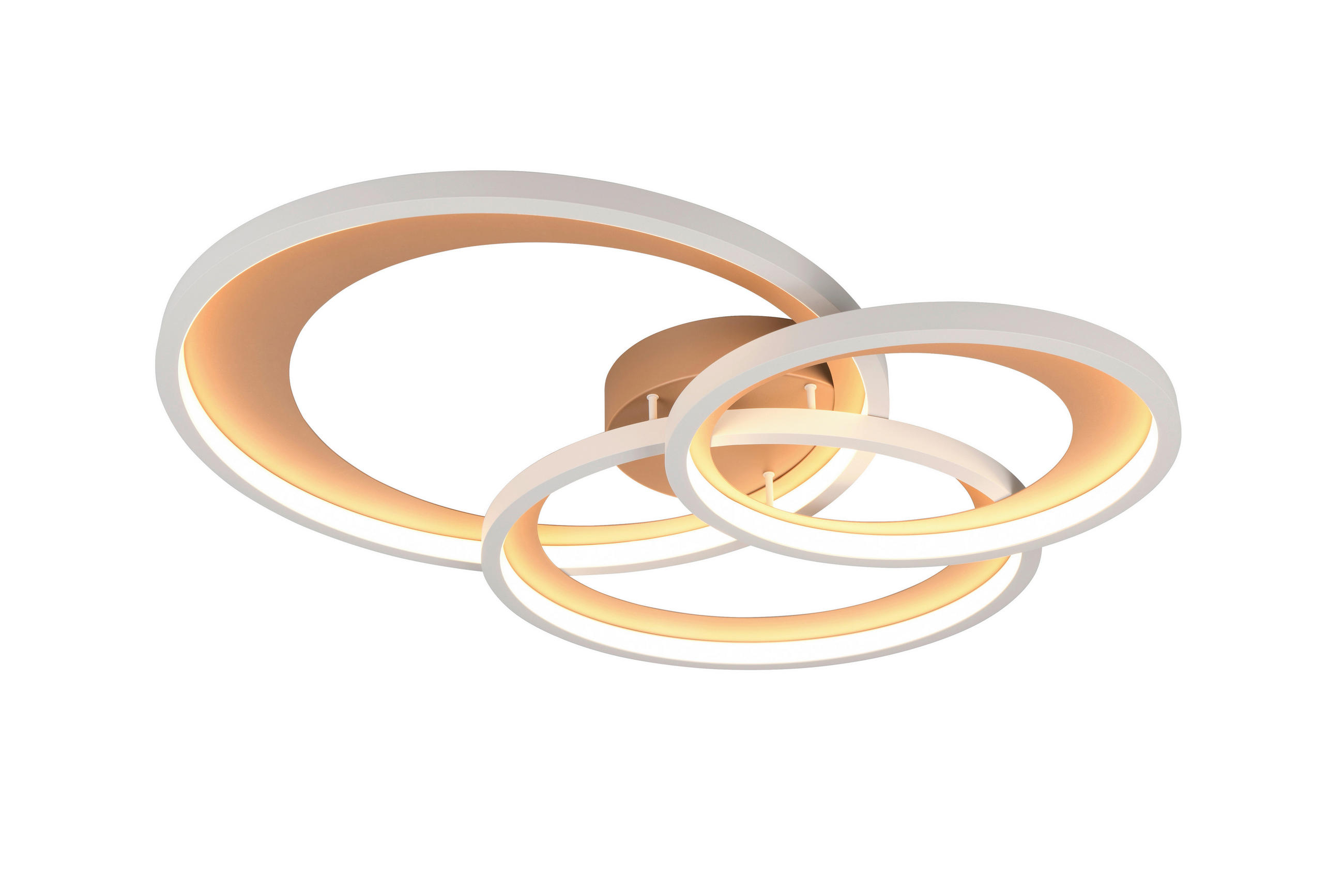 LED-DECKENLEUCHTE 36 W    71,5/63,5/10,5 cm  - Braun/Grau, Basics, Metall (71,5/63,5/10,5cm)