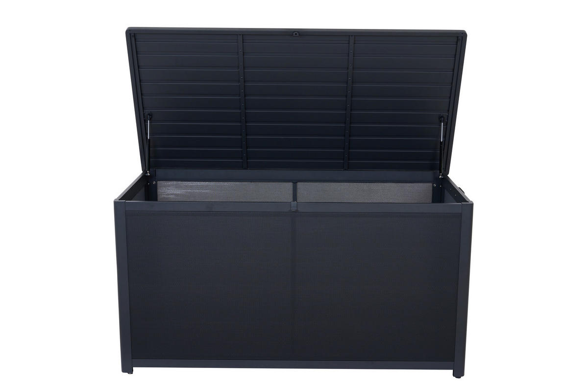 KISSENBOX 79,3/83/159 cm  - Grau, Basics, Kunststoff/Metall (79,3/83/159cm) - Siena Garden