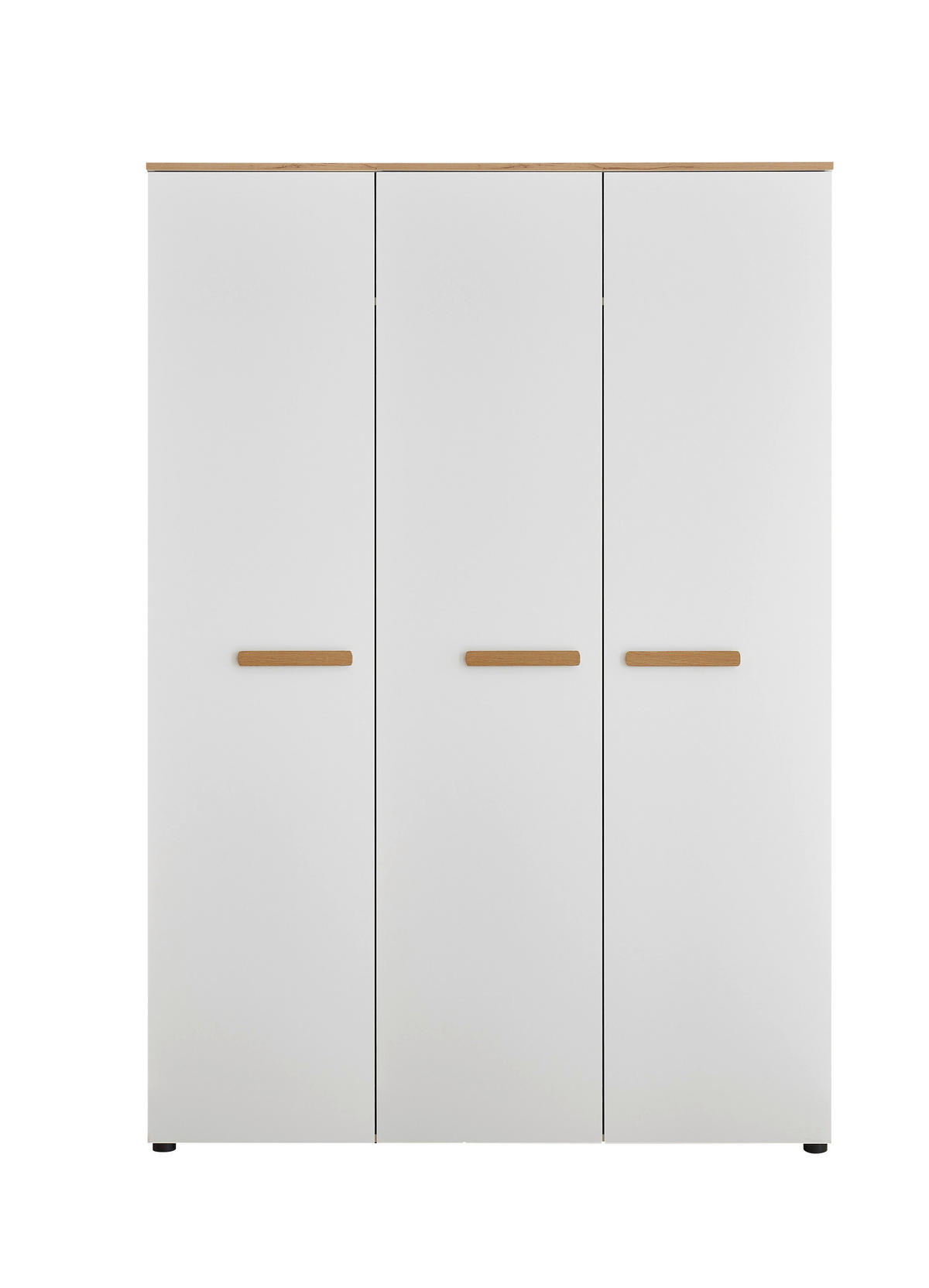 BABYKLEIDERSCHRANK  - Eiche Artisan/Weiß, Basics, Holzwerkstoff/Kunststoff (135/195/60cm) - My Baby Lou