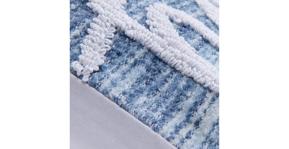 KISSENHÜLLE HOME 45/45 cm  - Blau/Creme, Textil (45/45cm) - Novel