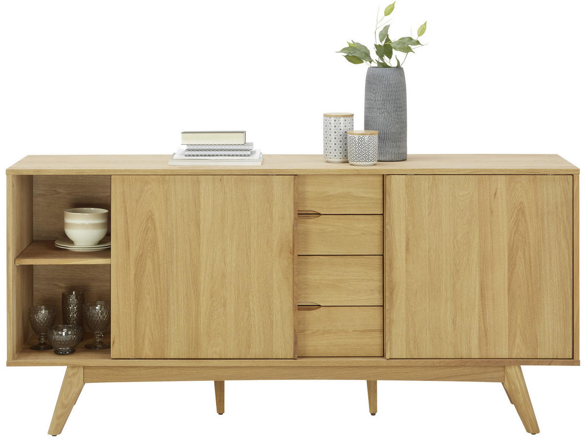 SIDEBOARD 180/84/44 cm  in Eichefarben  - couleur de chêne, Design, bois/matériau de bois (180/84/44cm) - Livetastic
