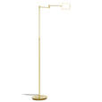LESELEUCHTE 24/146 cm   - Goldfarben/Weiß, KONVENTIONELL, Kunststoff/Metall (24/146cm) - Novel