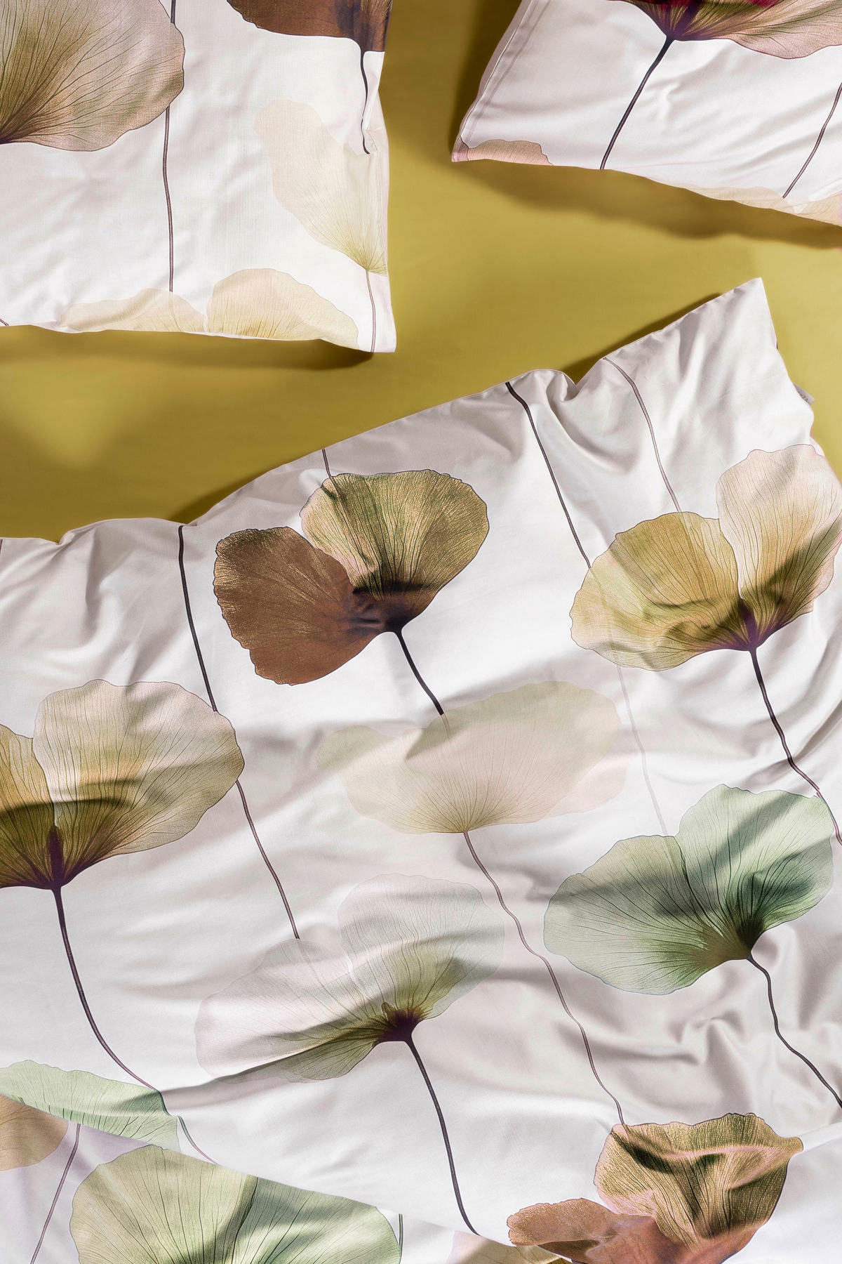 POSTELJNINA 200/200 cm saten zelena  - zelena, Konvencionalno, tekstil (200/200cm) - Essenza