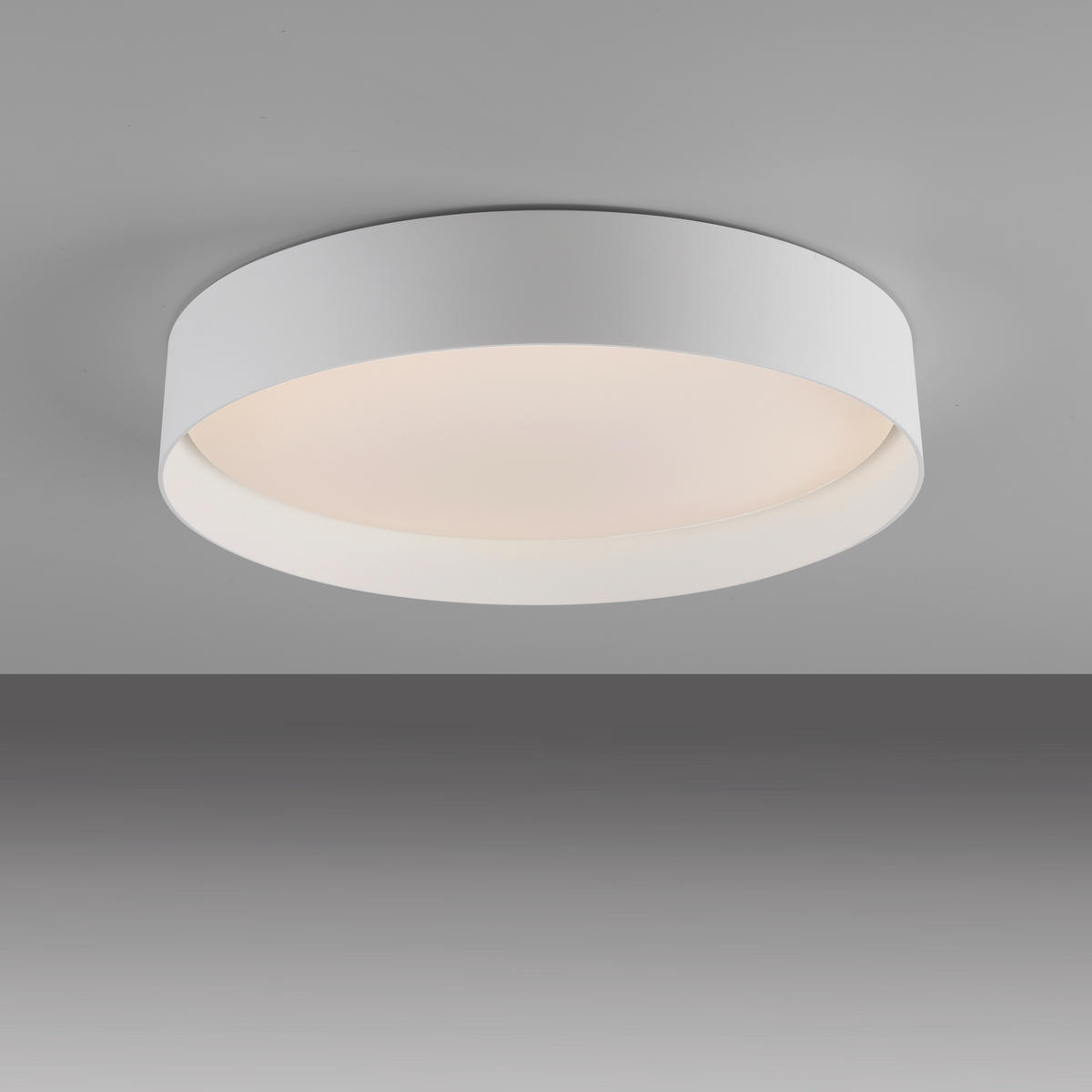 LED-DECKENLEUCHTE Tavoli 39/39/7.3 cm   - Weiß, KONVENTIONELL, Kunststoff/Metall (39/39/7.3cm) - Schöner Wohnen