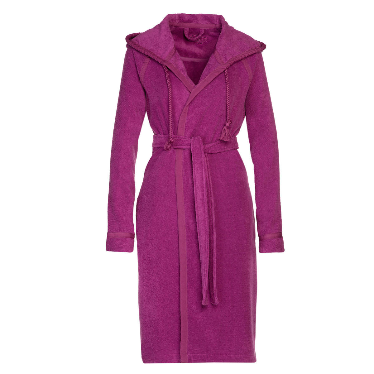 BADEMANTEL M Unisex  - Violett, Basics, Textil (Mnull) - Vossen